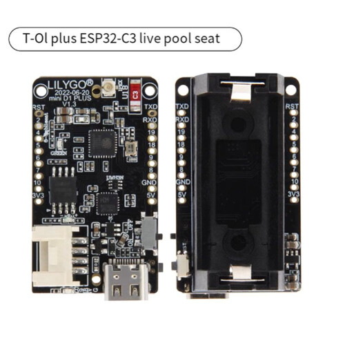 LILYGO TTGO T-OI  ESP32-C3 RISC-V MCU Wireless Module Development Circuits Board Suppert Wi-Fi  A 2