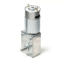 Electronic Worm Gear Motor Low Speed 41RPM Worm Reduction Gearbox Engine 24V Self-Locking Geared Motor
