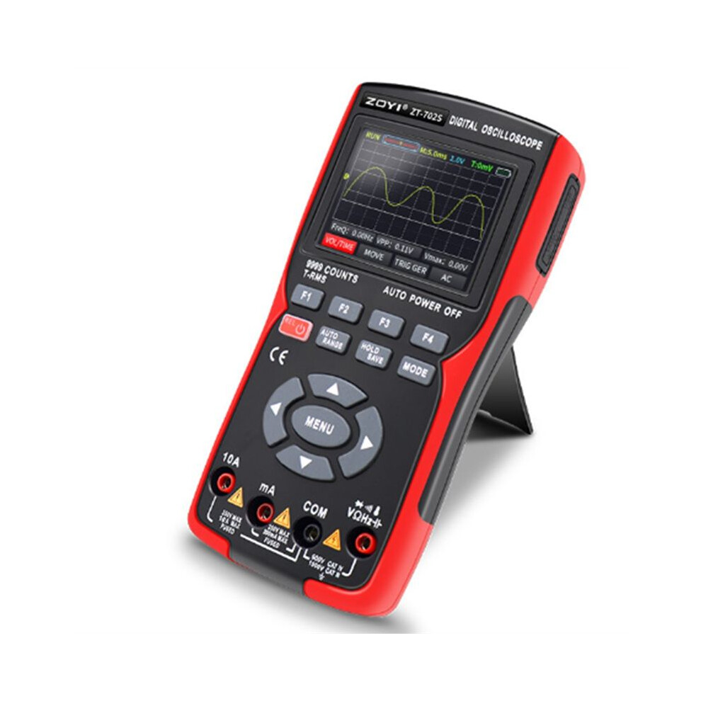 Zoyi 702S Digital Oscilloscope High-Precision Dual Purpose Oscilloscope Multimeter 10Mhz Support Waveform Storage 702S English 6032545237973