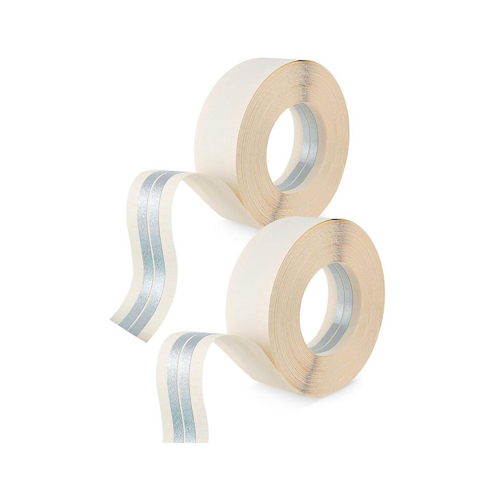 Drywall Corner Tape, 100 Feet By 2 Inch Reinforced Corner Drywall Tape With Metal For Corner Wall Crack Repair Tape 4711460333503