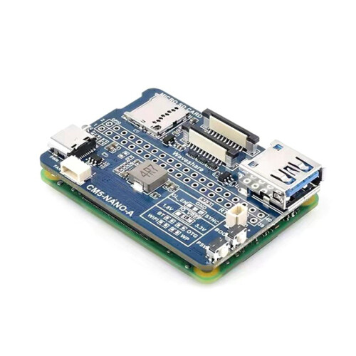 Para Raspberry Pi Compute Module 5 Base Board  Expansion Board USB 3.2 / Interface de Câmera 2