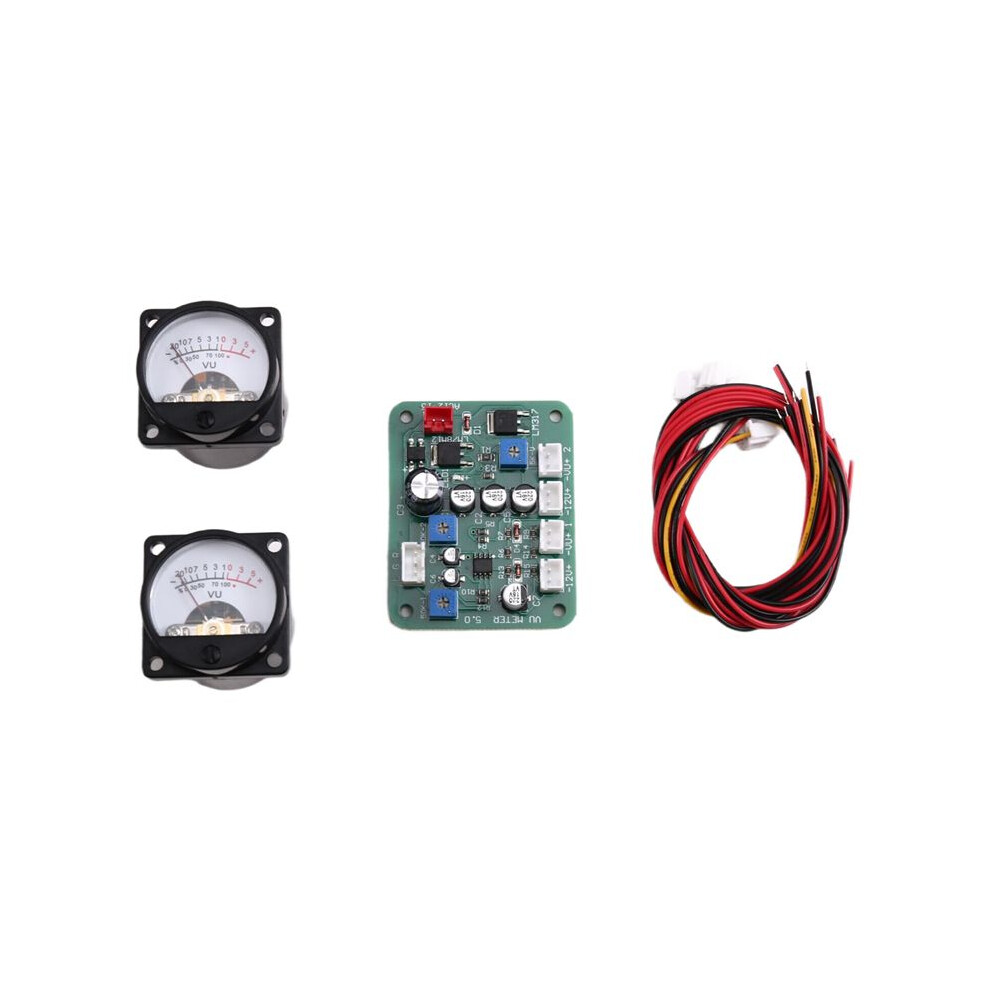 35Mm Vu Meter Stereo Audio Amplifier Level Indicator Audio Meter Backlight Adjustable With Driver Board For Amp 6032301783201