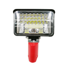 Portable LED Work Light for  12V Battery,7200LM 144W Adjustable Flashlight Cordless Battery Powered Flood Light