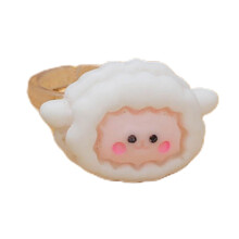 Sweet Cute Open Rings Adjustable Finger Rings Cartoon-lamb ring