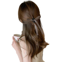 Barrette à cheveux douce et Cool, pince à cheveux à frange,-café