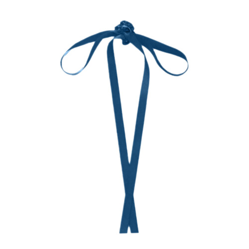 Élastique Unique pour cheveux, accessoire pour-bleu foncé