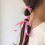 Chouchou élastique élégant pour cheveux, accessoire-bleu foncé 4