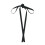 Elegantes elastisches Haargummi, vielseitiges-Schwarz 1