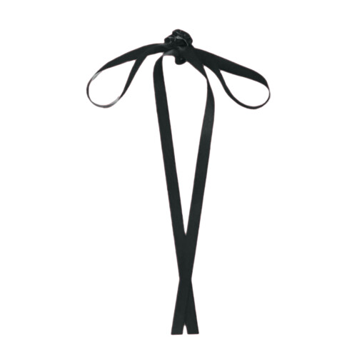 Chouchou élastique élégant pour cheveux, accessoire de-Noir
