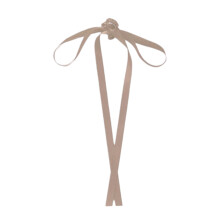 Modisches elastisches Haarband, trendiges Haargummi,-Beige