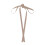Chouchou élastique pour cheveux, accessoire polyvalent-Beige 1