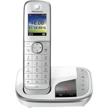Panasonic KX-TGJ320GW Teléfono inalámbrico con contestador automático e identificador de llamadas - Blanco