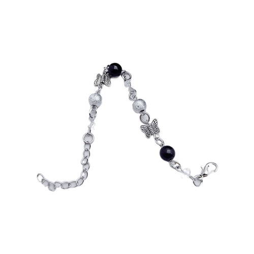 Bracelet perlé Unique Y2K, élégant, confortable,-Perles papillon