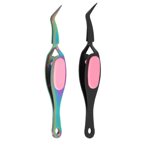 Pincettes de précision à poignée inversée, outil de-coloré 1