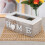 Rustic Wooden Tea Bag Organizer, Clear Lid Access Ensures Quick Selection, Multi-functional Design Perfect For Any Setting 4