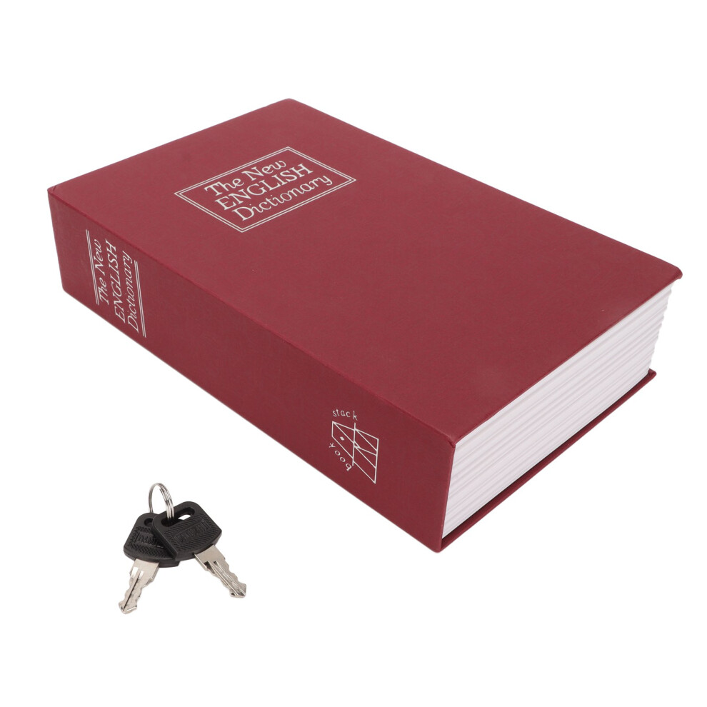 Diversion Safe, Stylish Book Cover Hidden Storage With Combination Lock, Protective Steel Frame For Secret Cash, Jewelry, Passports In Home Or Office 9169997769879