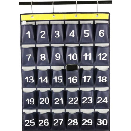 Efficient Classroom Tool Classroom Organizer, Numbered Stickers Durable Non-woven Fabric Space-saving Design for School University Dormitory 1