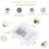 String Lights, Warm White Light Silver Wire For Creative Decoration, Flexible Copper Wire Battery Operated 3