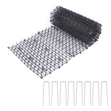 Garden Cat Proof Net Mat 200x28cm Black Cat Repelling Fence Mesh