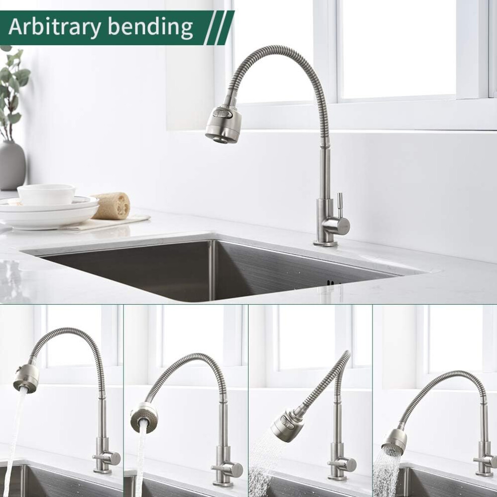 Flexible Kitchen Sink Faucet, Multi-Function Sprayer Modes With High Quality Brass For Kitchen Garden 9169997074911