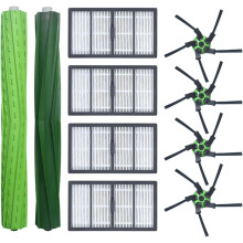 Kit de manutenção para iRobot Roomba. Materiais ecológicos proporcionam limpeza segura e eficiente. Os filtros garantem a entrada de ar fresco e a