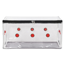 Foldable Mushroom Cultivation Tent Mycology Fume Hood Transparent Grow Chamber With Air Ports High-Quality PVC For Spores Agar Liquid Culture
