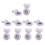 Soft Silicone Earplug and White Acrylic Stopper for Earring-1 1