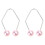 Multi functional Lip Stud for Training Eye catching Lip-Pink 1