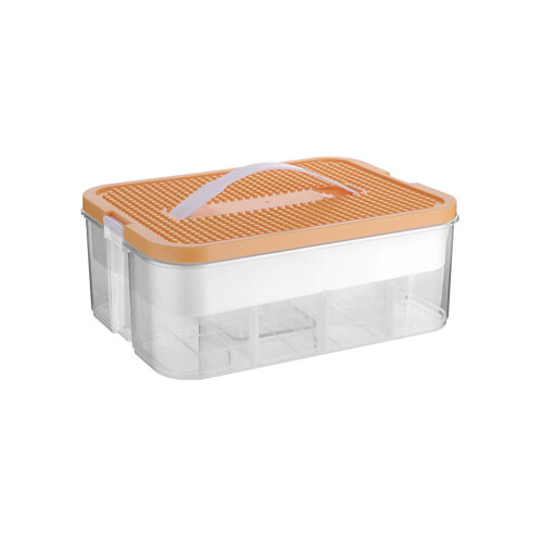 Toy Storage Organizer with Large Capacity Stackable Storage Container for Lego Sets Multifunctional Storage Bin Kids Friendly Design Easy Sorting and