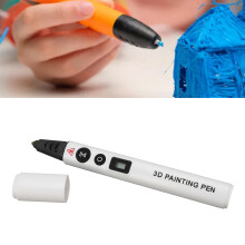 Smart High Temp 3D Printing Pen LCD Screen White for PLA/ABS