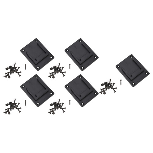 Black ABS 5 Tool Holder Dock Mount for 14.4V 18V Lithium Battery Power Tools 1
