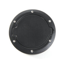 Jeep Wrangler accessoire: Aluminium tankdop, tankklep voor Jeep Wrangler JK accessoires, zware metalen afsluitbare tankdop met geslepen oppervlak.