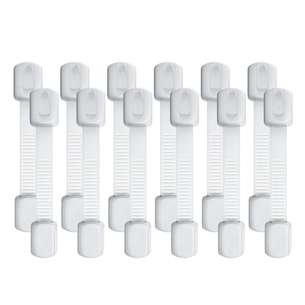 Versatile Childproof Drawer Latches, Peace of Mind Baby Proofing Cabinet Strap Locks, Environmentally Friendly No Damage Adjustable Locks for