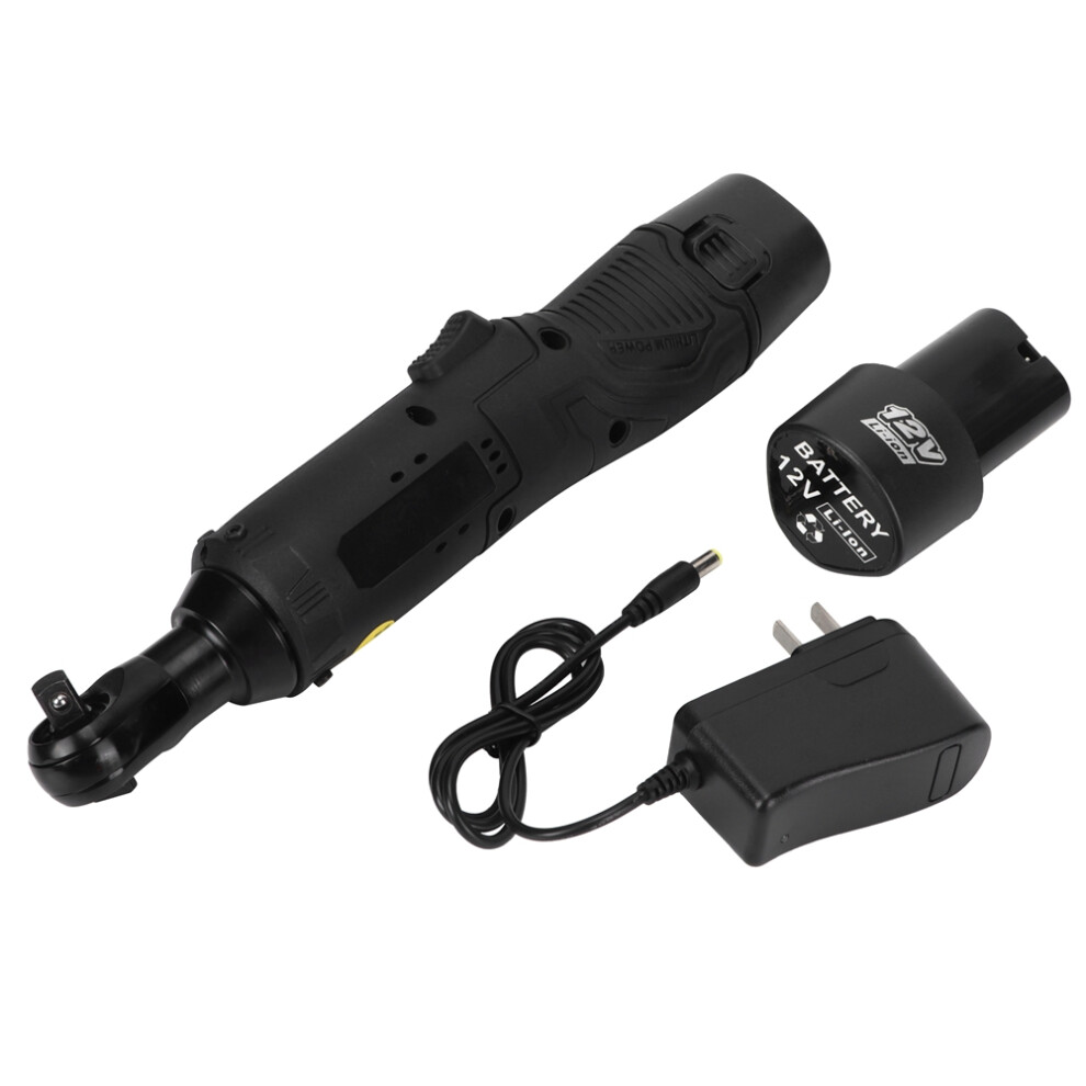 Efficient Cordless Power Ratchet, Built With Led Light And Variable Speed Trigger, High Torque Capability And Comfortable Rubber Handle For Profession 9441426860747