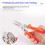 Eight-in-1 Wire Stripper Electrician Cable Cutter Wire Crimping Pliers Clamper Splitting Winding Multi Function Tool 6