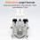 New  24V Peristaltic Pump Large Flowrate Liquid Dosing Pump 3000ml/Min 3 Rollers with PHARMED BPT Tube 7