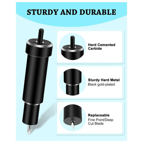 21PCS Premium Replacement Cutting Blade+Housing Compatible with for Maker/Maker 3/Explore Air 2/Air 3 Cutting Machine 2