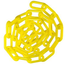 1pcs 5M Plastic Warning Chain Road Warning Block Barrier Chain Traffic Crowd Parking Control 8MM Protection Accessories