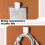 50Pcs Cubicle Clips Fabric Panel Cubicle Accessories Fabric Partition Panel Wall Clip Office Photos Wall for Notes Memos 5
