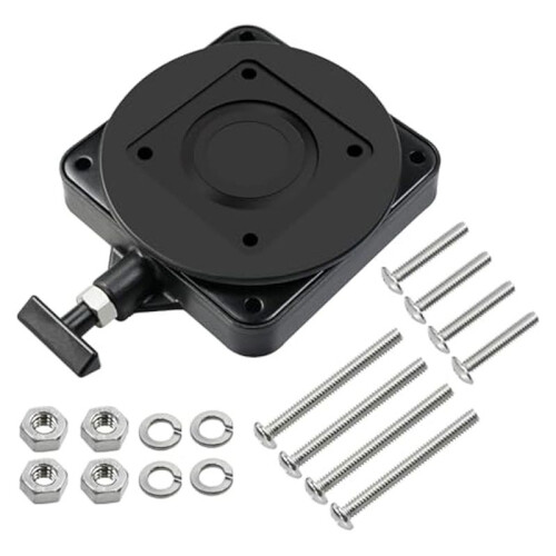 1Pack 2207003 Low-Profile Swivel Base Compatible with for Ca-Nnon 3991913 Downrigger Mount