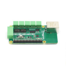 For Raspberry Pi 5 PCIe to RJ45 Gigabit Ethernet Adapter Board CAN/RS485/RS232 Interface Plug and