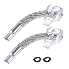 2 Pcs Flexible Stainless Steel Jerry Can Spout Long Nose Gas Can Spout Replacement for Wavian Jerry Can