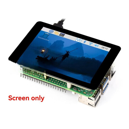 3,5-Tums LCD-Pekskärmsskärm 320x480 60fps IPS-Panel för Raspberry Pi 5//för /ESP32 2