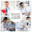 EKG Pocket Guide Ecg Interpretation Pocket Card Horizontal & Vertical Layout Compact Reference Guide for Hospital Use 3
