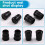 2PCS WF10X-20MM Wide-Angle High Eyepoint Ocular for Binocular Trinocular Stereo Microscope Installation Interface 6