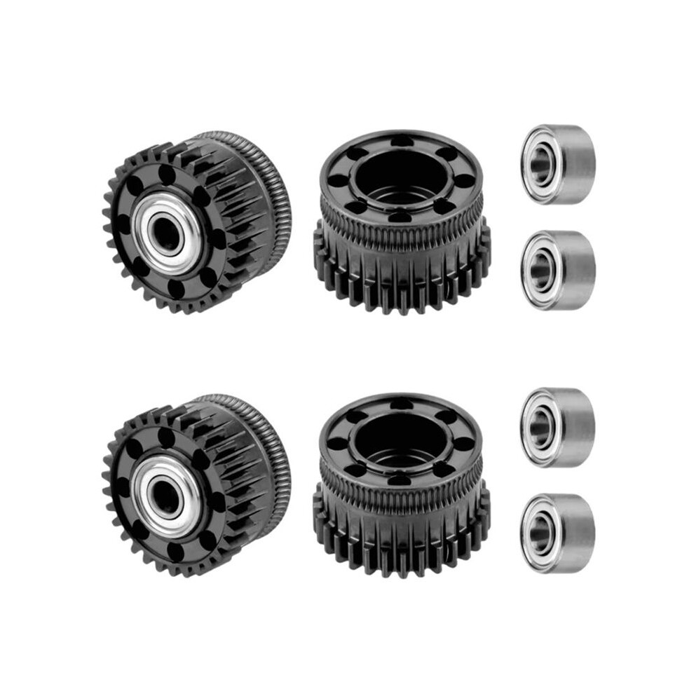 2 Set Extruder Gear Kit For All Metal Filament Drive Gear Nickel Plated Dlc Coat High Hardness Wear 6031475241623