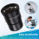 2PCS WF10X-20MM Wide-Angle High Eyepoint Ocular for Binocular Trinocular Stereo Microscope Installation Interface 4