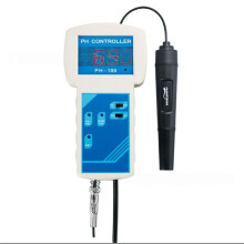 Online PH Controller Meter Real Industrial PH Monitor Water Quality Monitor for Sewage Disposal Aquaculture EU Plug