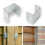 Fence Panel Clips Trellis U Clip Bracket for Timber Posts, Secure Fence or RefixPanel Galvanised Fencing Clips 44mm 2