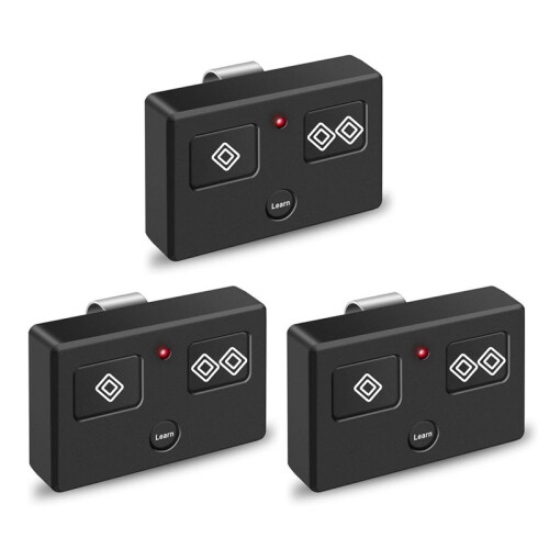 3pc Upgrade AXS1 Remote Transmitter Replacement for  Controls 3-Button Remote Transmitter for Automatic Gate Opener